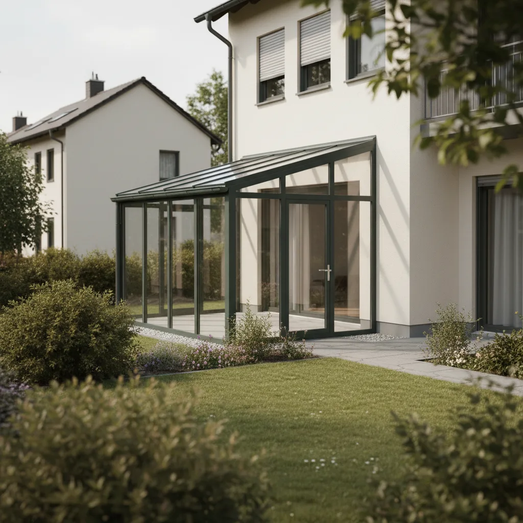 Einfacher, günstiger Sommergarten-Anbau